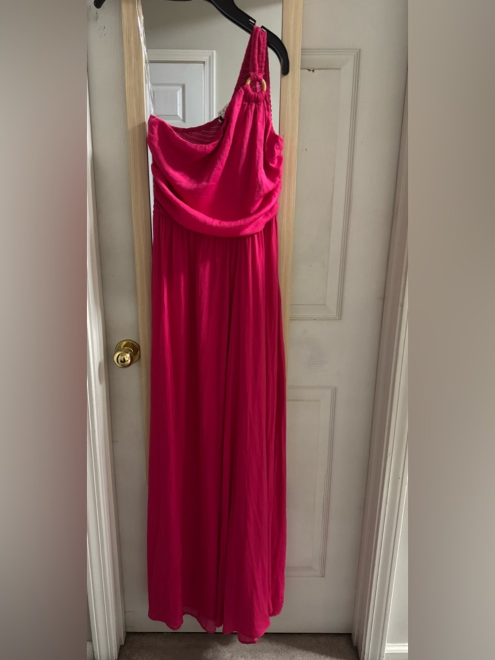 HYFVE Hot Pink one shoulder jumpsuit NWT